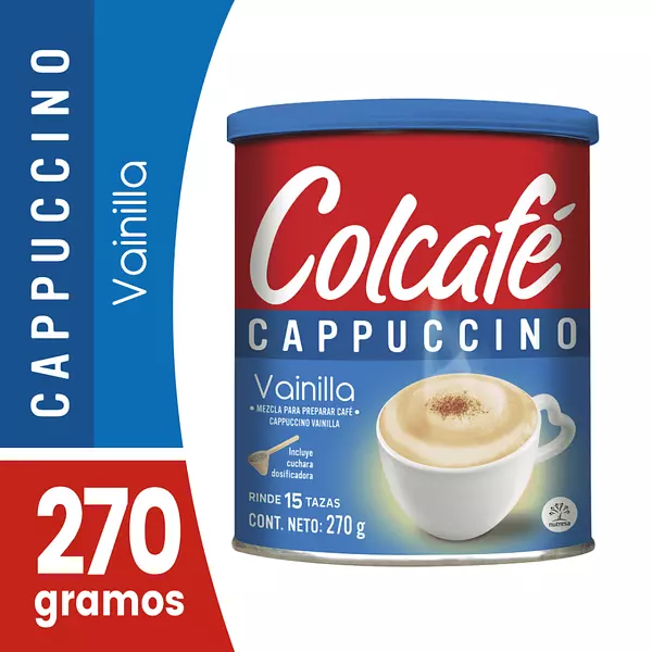 Capuccino Colcafe Vainilla Lata 270g