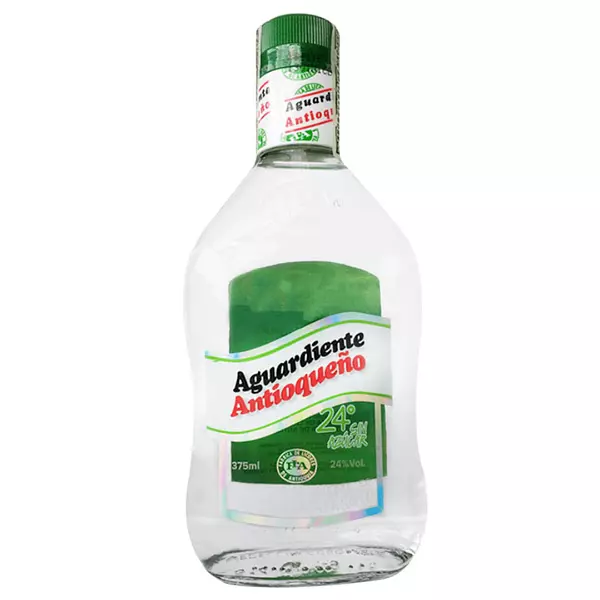 Aguardiente Antioqueño Sin Azucar Verde 375ml