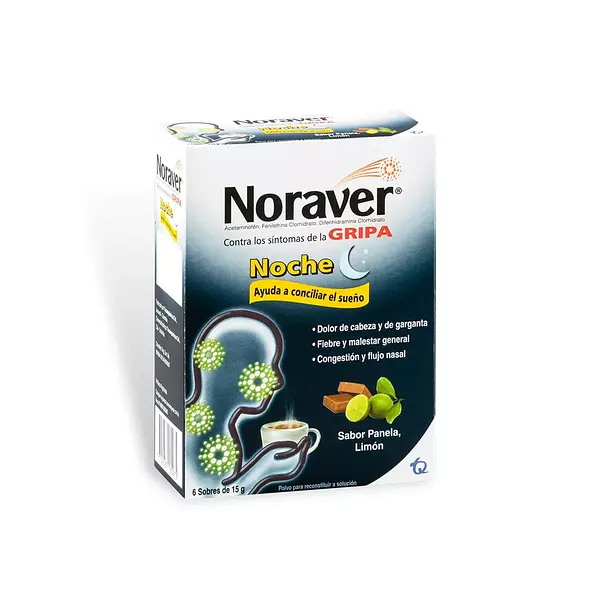 Noraver Gripa x 6 Noche