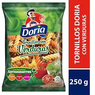 Pasta Doria x 250gr Tornillos Verduras