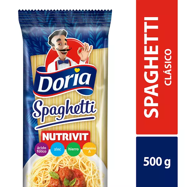 Pasta Doria X 500gr Espaguetis