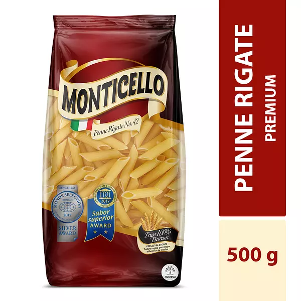 Pasta Monticello x 500gr Penne Rigate