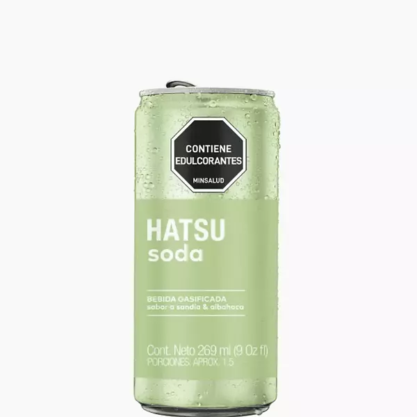 Soda Hatsu Sandia & Albahaca Lata 269ml