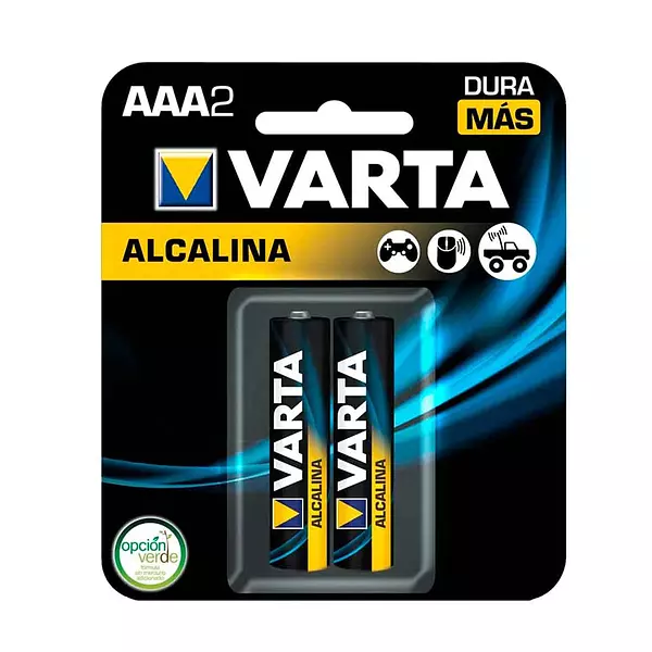 Pila Varta Dedo Tarjeta x 2 Aaa Carbon