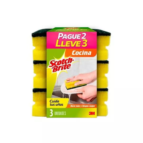 Esponjilla Scotch Brite Cocina Pague 2und Lleve 3und