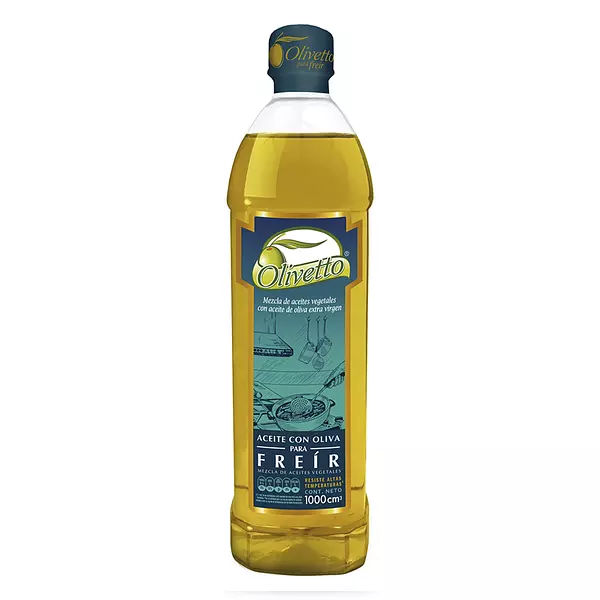 Aceite con Oliva para Freir Olivetto 1000ml