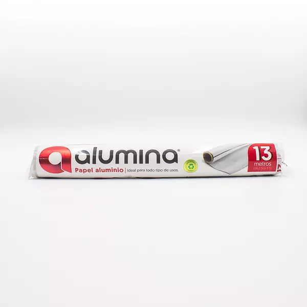 Papel Aluminio Alumina x 13m