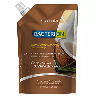 Recamier Bacterion Jabon L. x 500cc Rto Coco