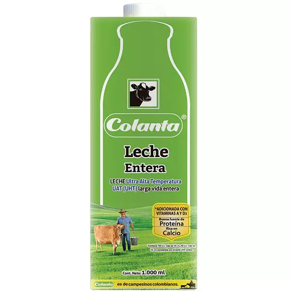 Colanta Lechetetrapack 1000ml Entera