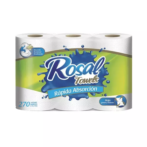 Toalla Cocina Rosal Towels 3*80 Hojas