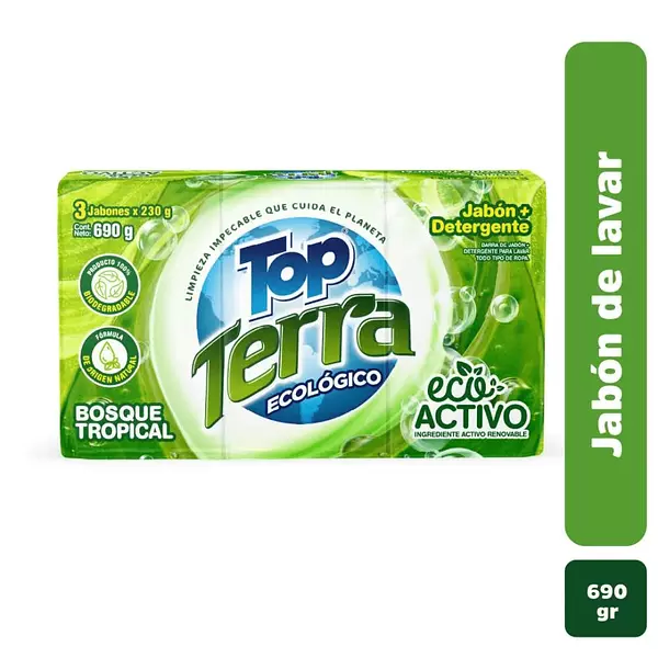 Jabon Top Terra Ecologico 3*230g