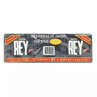 Jabon Rey Barra Tripack 300g