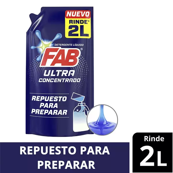 Detergente Fab Ultra Concentrado 330ml