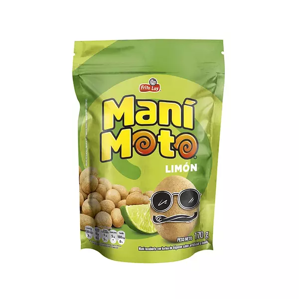 Mani Moto Frito Lay Limón 170g