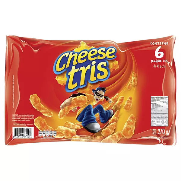 Pasabocas Cheese Tris Sexta 45g