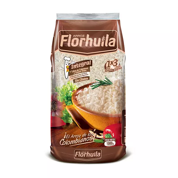 Arroz Flor Huila Integral 1000g