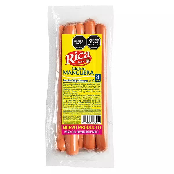 Salchicha Rica Manguera 360g