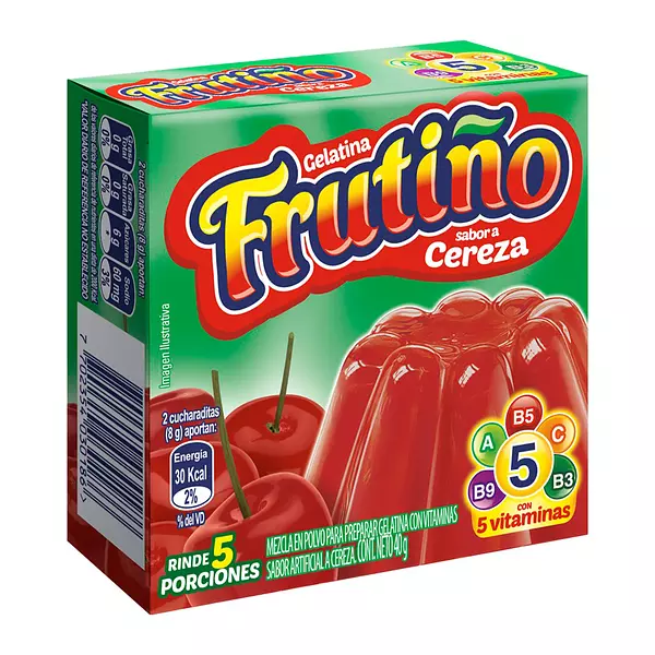 Gelatina Frutiño Cereza 14g