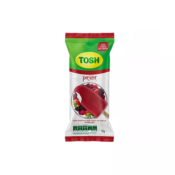 Helado Tosh Paleta Pasion 72g