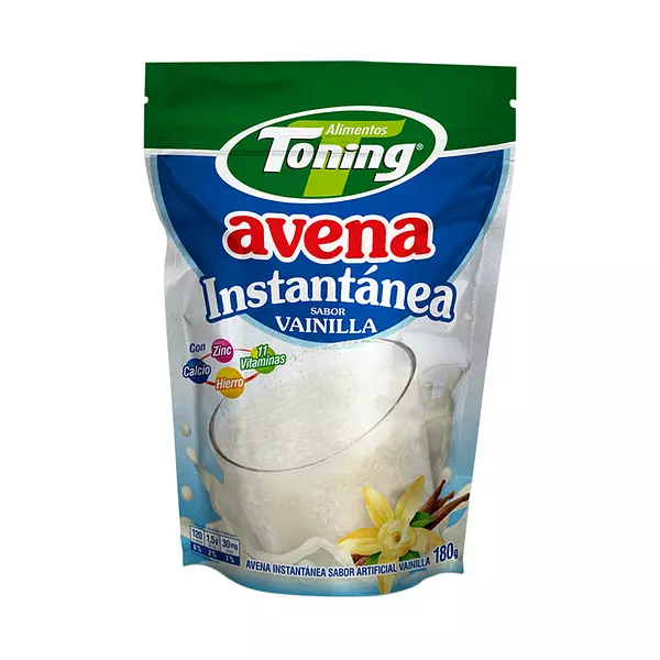 Toning x 180gr Avena Instantanea Vainilla