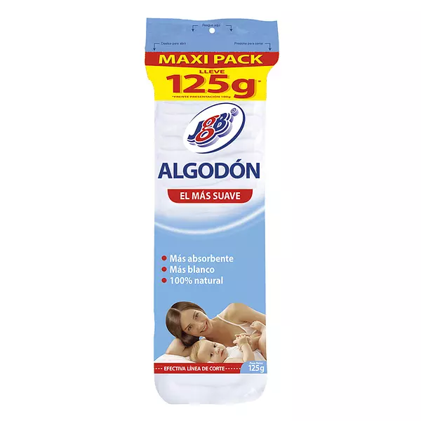 Algodón Jgb Pague 100g Lleve 125g