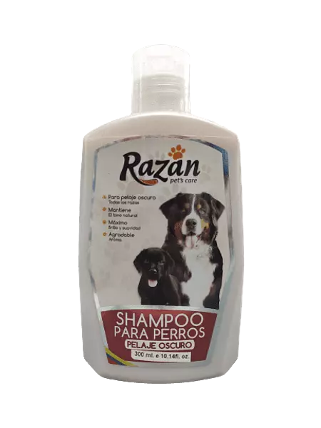 Shampoo para Mascotas Perros Pelaje Oscuro 300ml