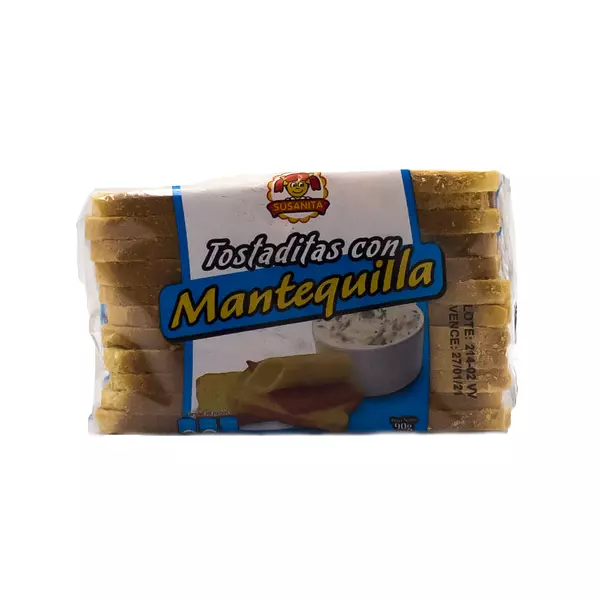 Tostada Susanita Mantequilla 90g