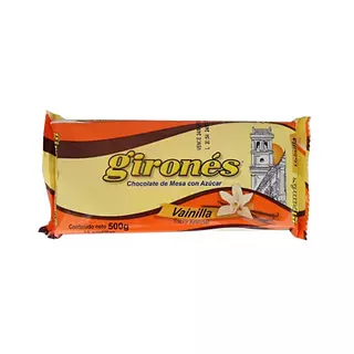 Chocolate Girones Vainilla 500g
