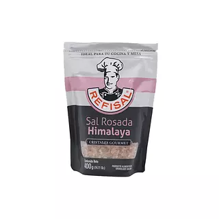 Cristales de Sal Refisal Doypack Rosada 400g