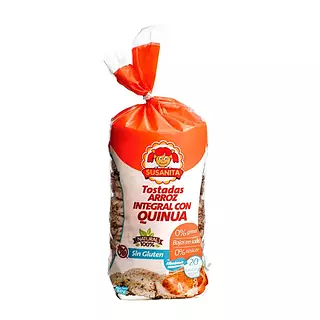 Tostada Susanita de Arroz Integral con Quinua 80g