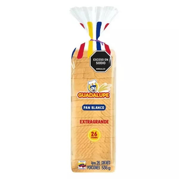 Pan Guadalupe Blanco Extragrande 535g