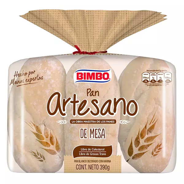 Pan Artesano Bimbo de Mesa 390g