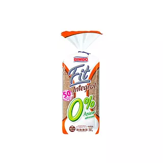 Pan Bimbo Fit Integral 0% Azucar 350g