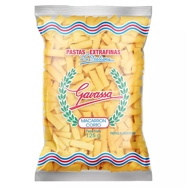 Pasta Gavassa 125g Macarron Corto