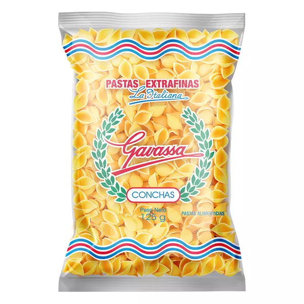 Pasta Gavassa 125g Conchas