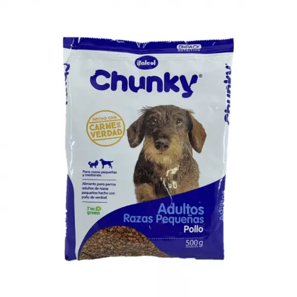 Alimento para Perro Chunky Adulto R/P 500g