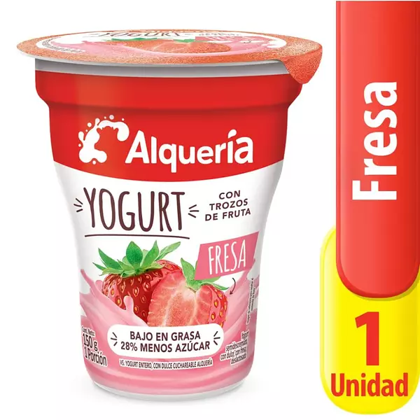 Yogurt Alqueria Fresa 150g