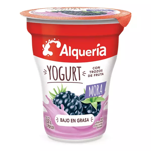 Yogurt Alqueria Bajo de Graso Mora 150g