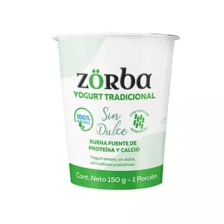 Yogurt Zorba Sin Dulce 150g