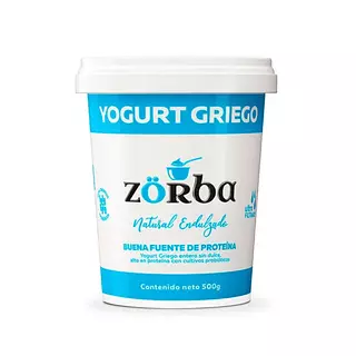 Yogurt Griego Zorba Natural con Dulce 500g