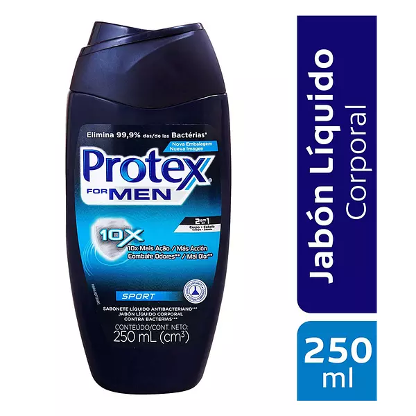 Jabon Liquido Protex Men Sport 250ml