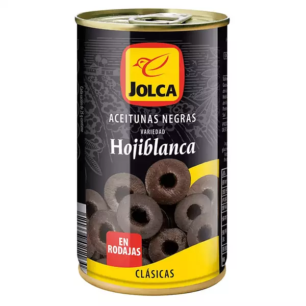 Aceituna Jolca Negras de Rodajas 345g