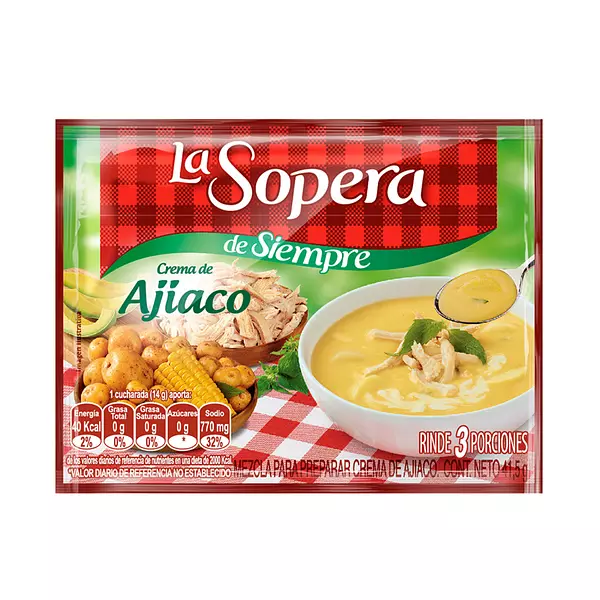 Sopera 3 Por Crema Ajiaco