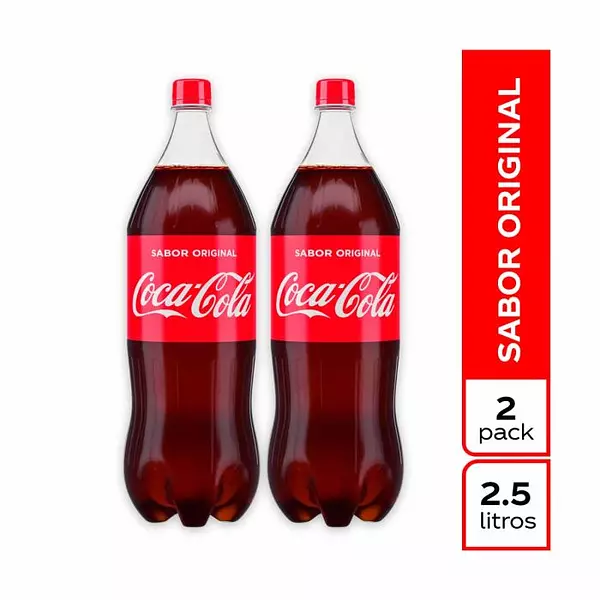 Gaseosa Coca Cola Duo X 2.5l