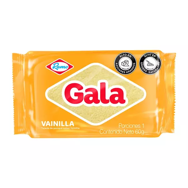 Ponque Gala Vainilla 60g