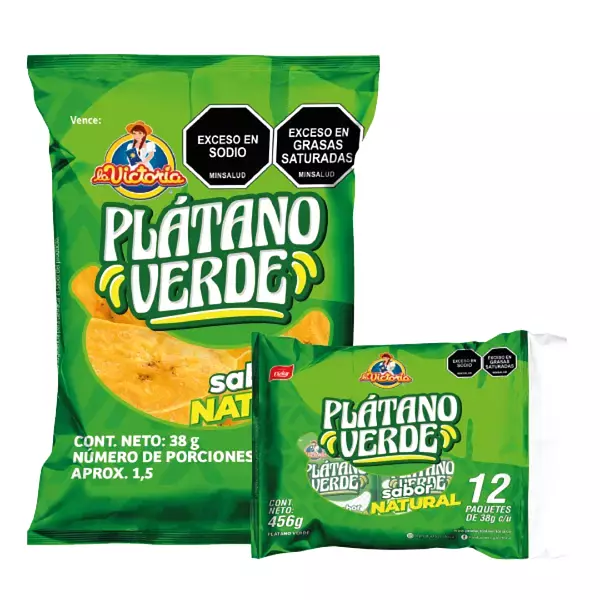 Pasabocas La Victoria Platano Verde 70g