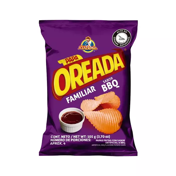 Pasabocas La Victoria Papa Oreada Bbq 115g