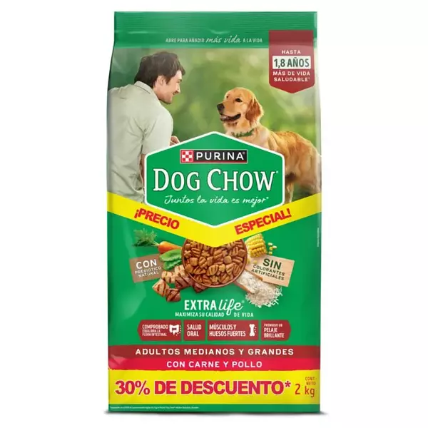 Purina Dog Chow Carne Y Pollo P.E. 2k