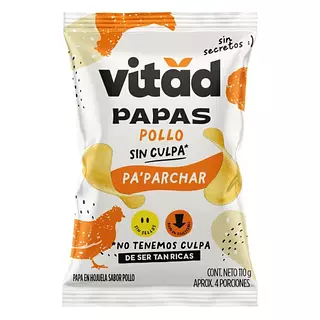 Papas Pollo Vitad 110g