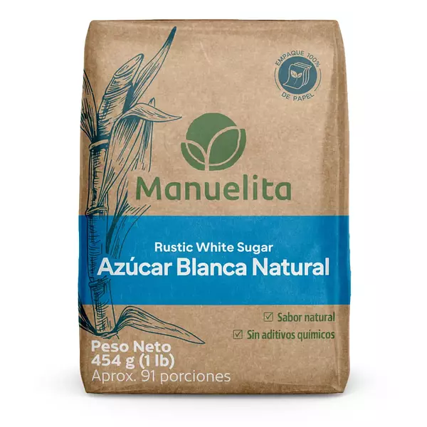 Azucar Manuelita Blanca Natural 454g